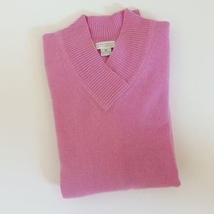 Investments Cashmere Pullover Sweater In Hibiscus Pink